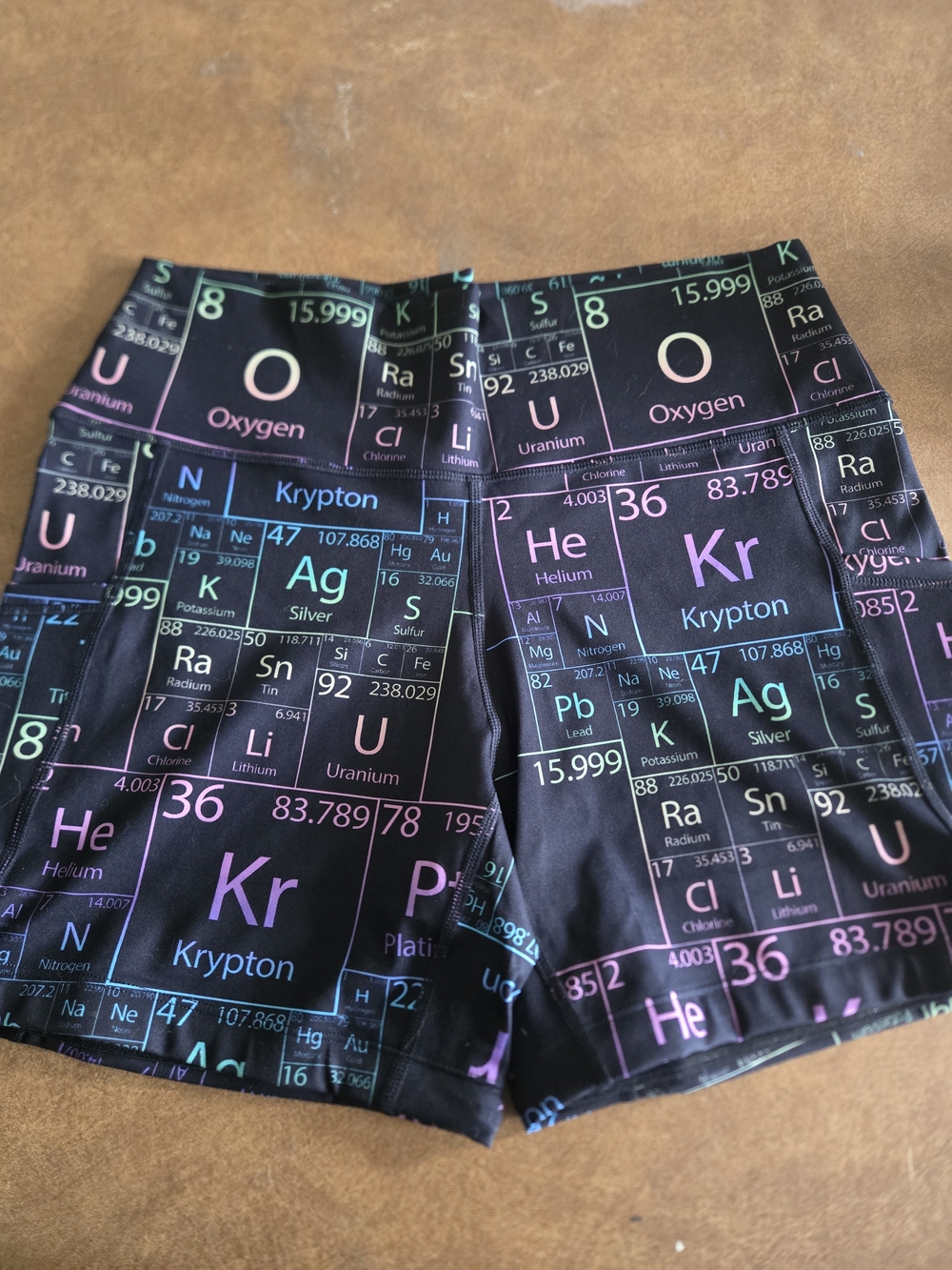 Constantly Varied Gear CVG Periodic Table Print Active Shorts